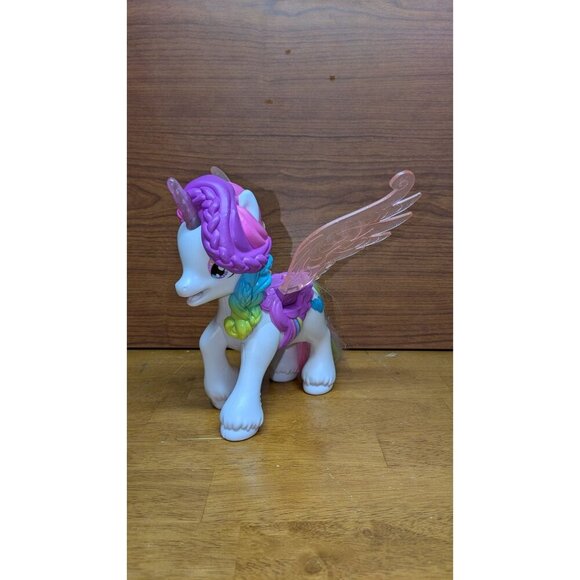 TESTED Hatchimals Interactive Unicorn Pegasus Rainbow Braids No Accessories - Picture 1 of 9